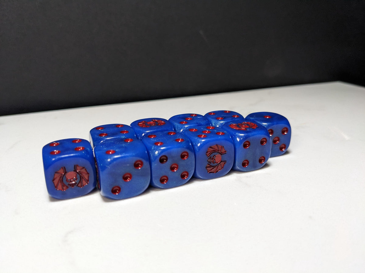 16mm Dice - Lords of Darkness Inspired by Sci-Fi 10x