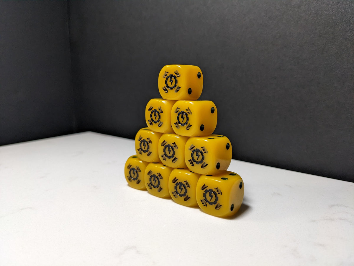 16mm Dice - Steel Legion Tank Inspired by Sci-Fi 10x
