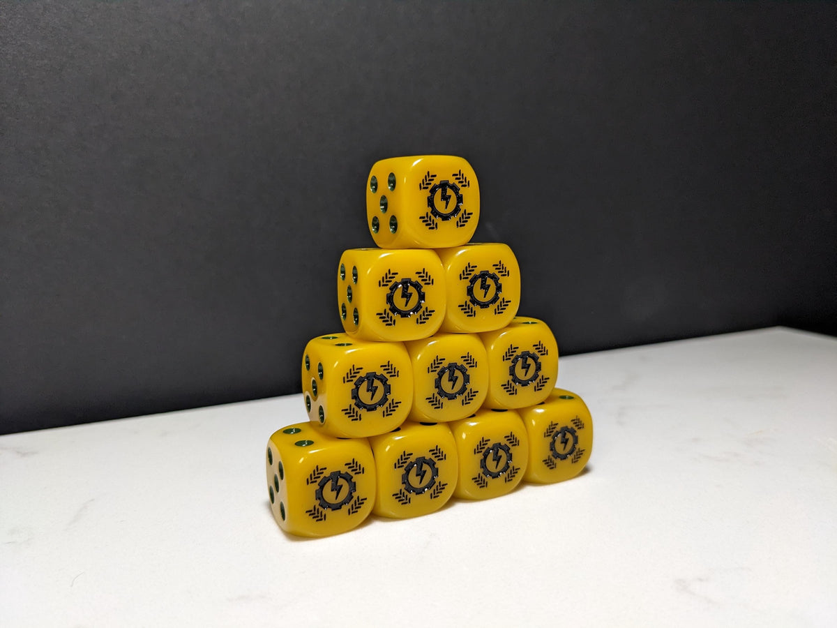16mm Dice - Steel Legion Tank Inspired by Sci-Fi 10x