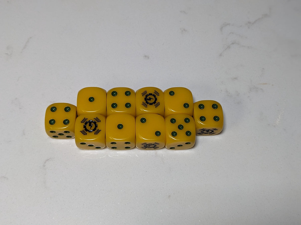 16mm Dice - Steel Legion Tank Inspired by Sci-Fi 10x