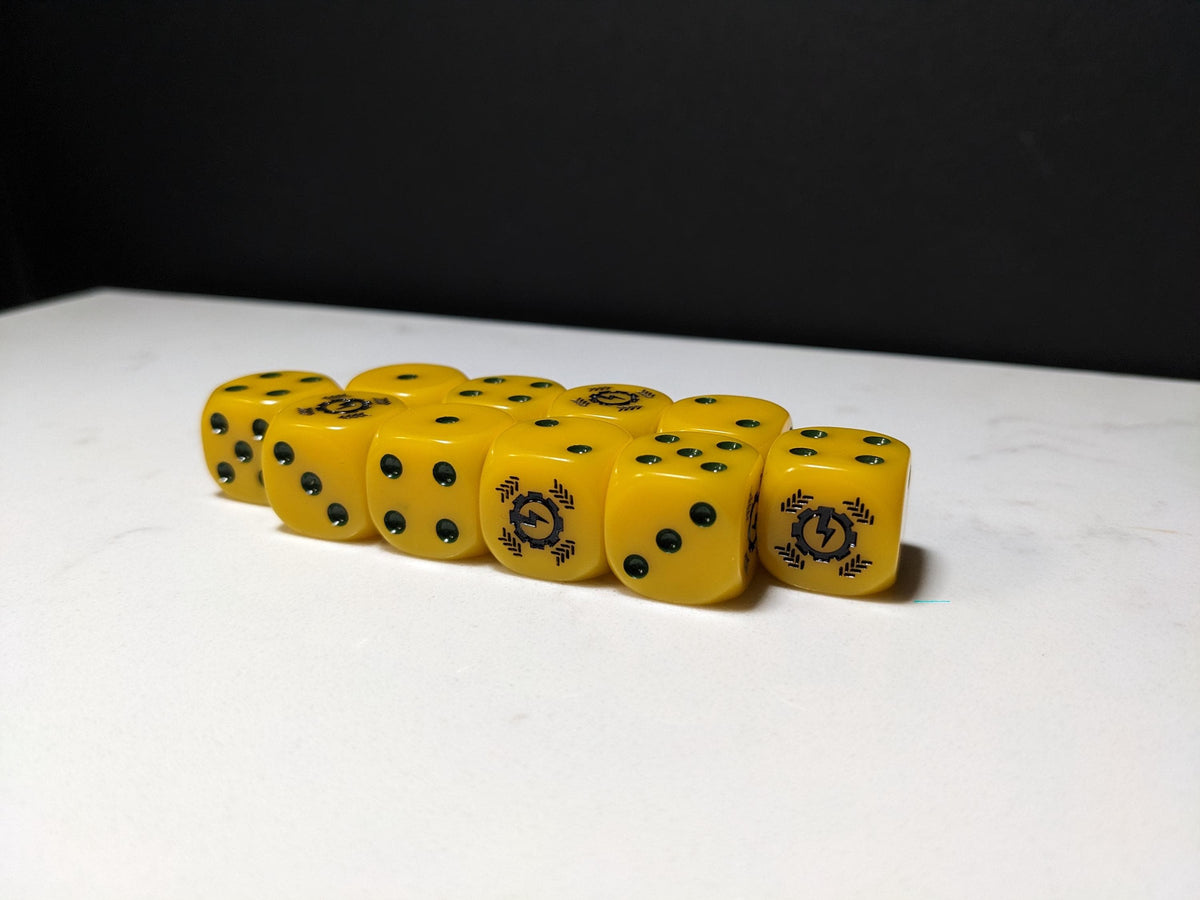 16mm Dice - Steel Legion Tank Inspired by Sci-Fi 10x