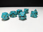 Stone D&D Dice Set - Light Blue/Black