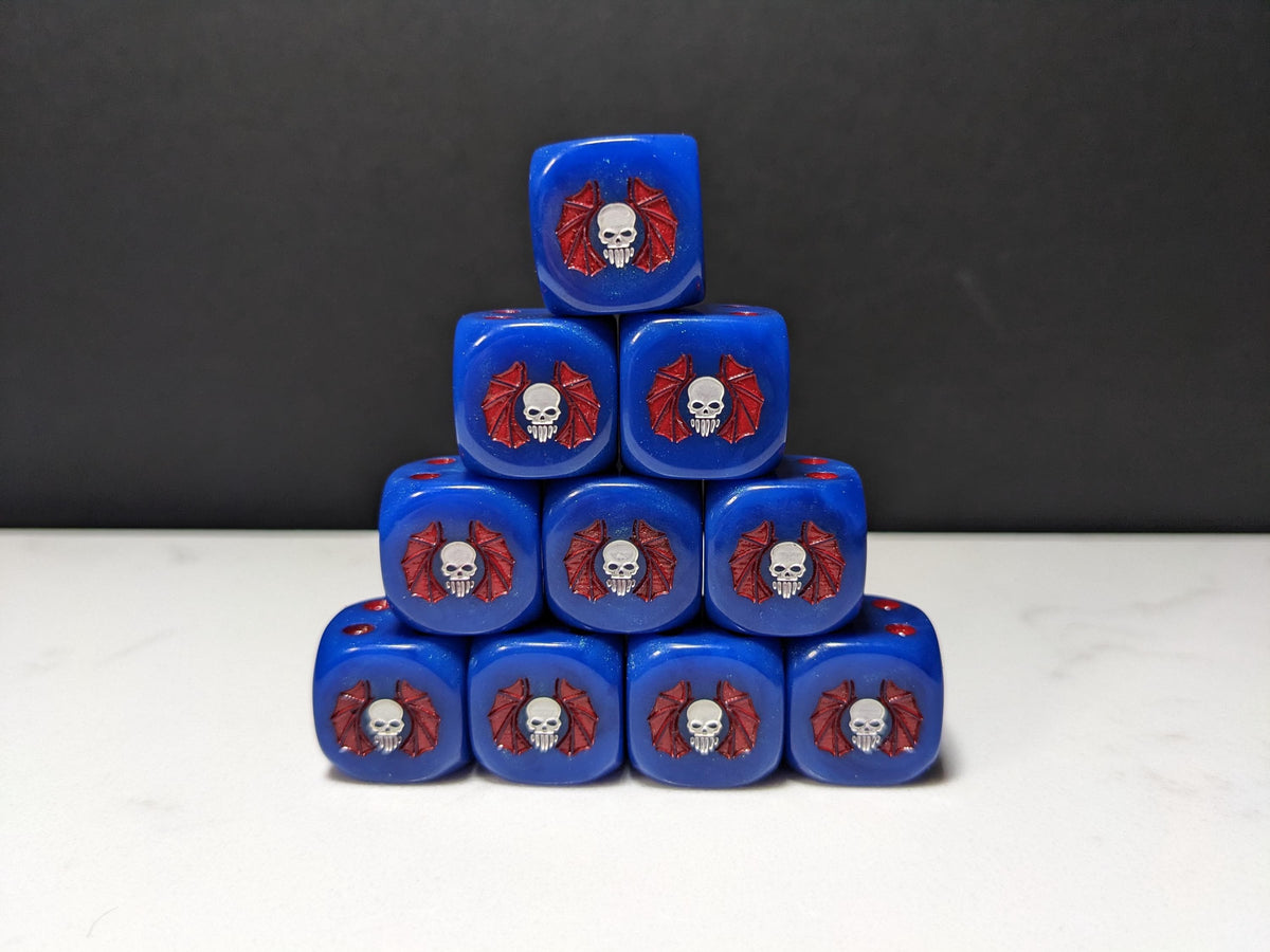 16mm Dice - Lords of Darkness Inspired by Sci-Fi 10x