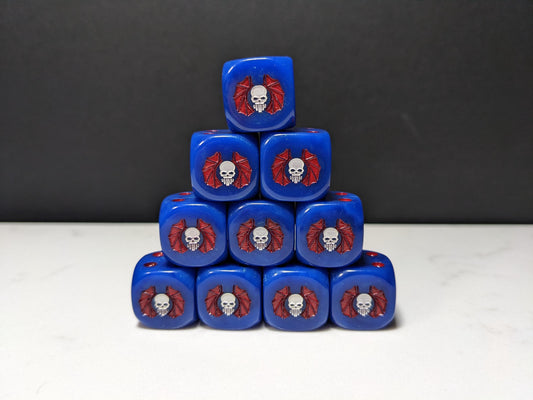 16mm Dice - Lords of Darkness Inspired by Sci-Fi 10x
