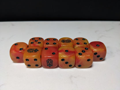 16mm Dice - Dwarven Inspired by Sci-Fi 10x