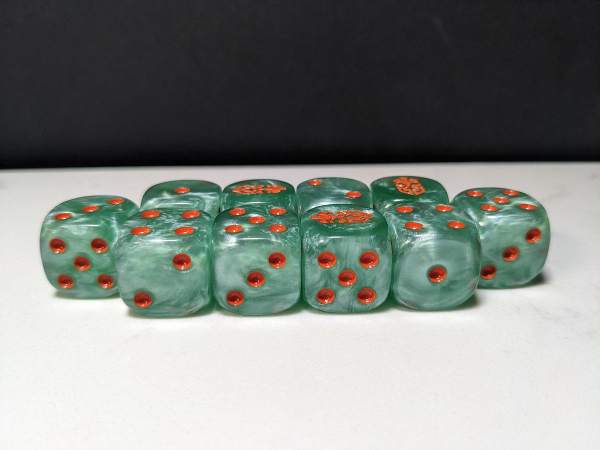 16mm Dice - Dwarven Thu League Inspired by Sci-Fi 10x