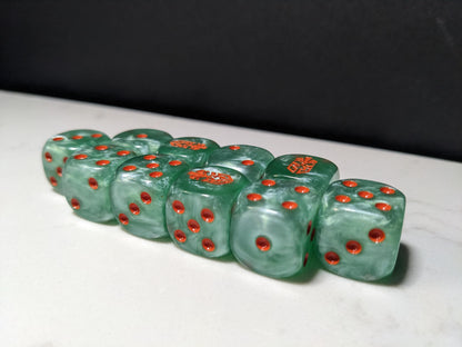 16mm Dice - Dwarven Thu League Inspired by Sci-Fi 10x