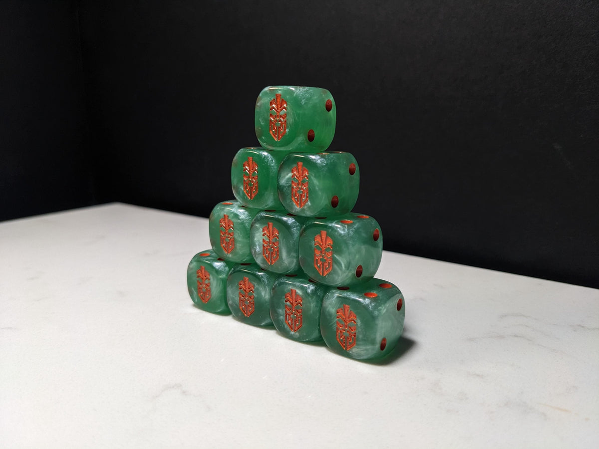 16mm Dice - Dwarven Thu League Inspired by Sci-Fi 10x