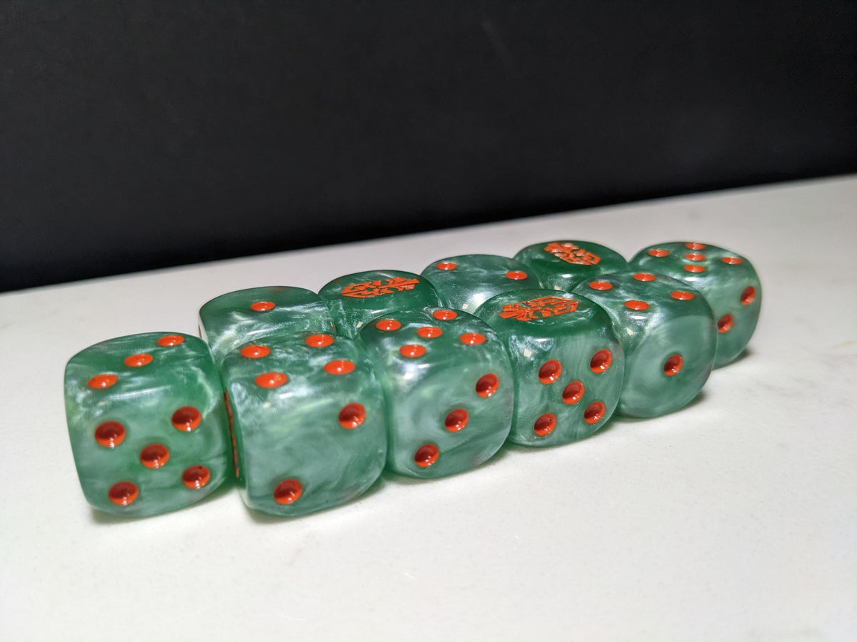 16mm Dice - Dwarven Thu League Inspired by Sci-Fi 10x