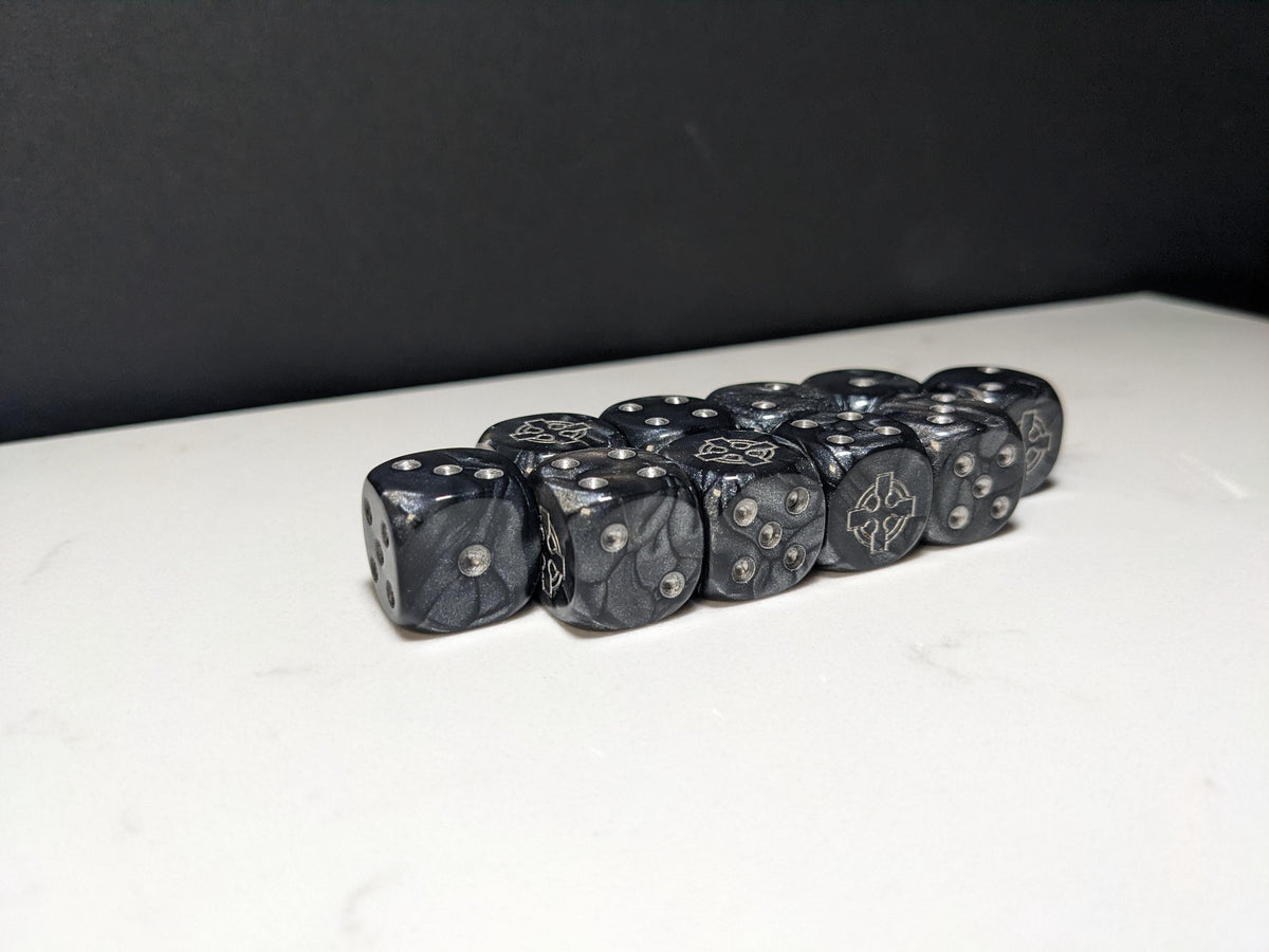 16mm Dice - Legion of the Steel Cross Inspired by Sci-Fi 10x