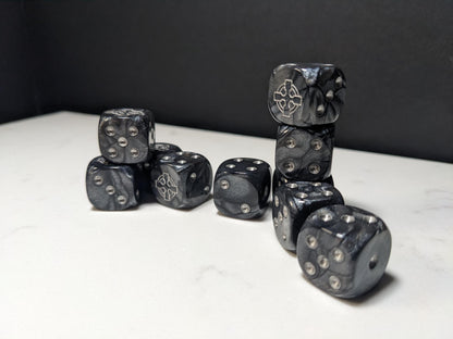 16mm Dice - Legion of the Steel Cross Inspired by Sci-Fi 10x
