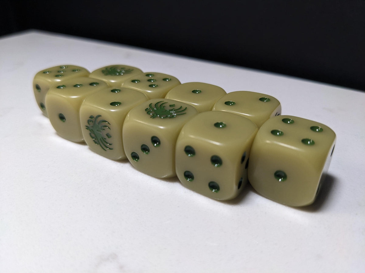 16mm Dice - Rat King Inspired by Sci-Fi 10x