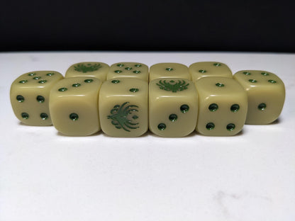 16mm Dice - Rat King Inspired by Sci-Fi 10x