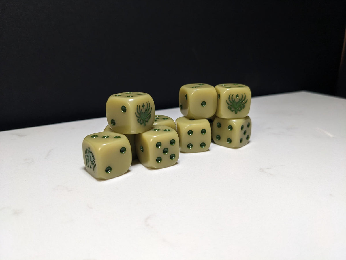 16mm Dice - Rat King Inspired by Sci-Fi 10x
