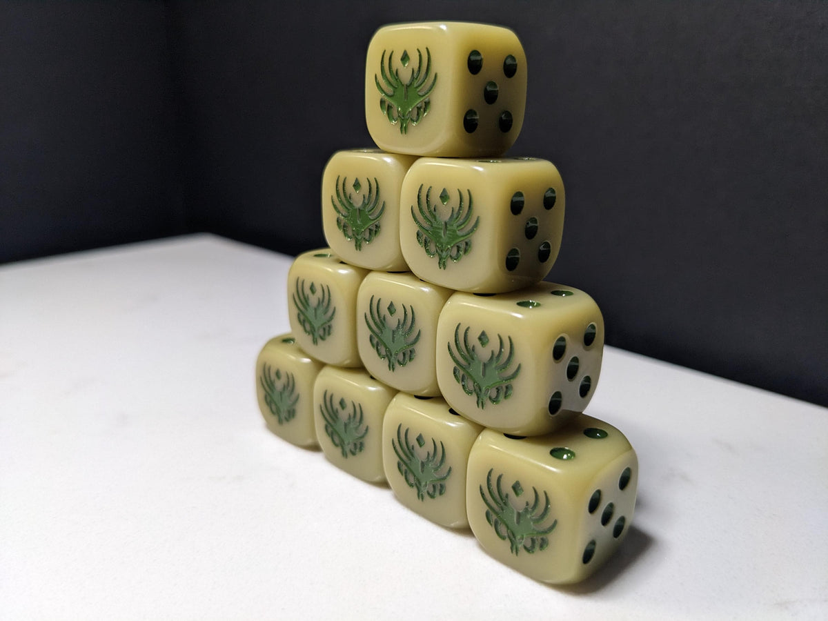 16mm Dice - Rat King Inspired by Sci-Fi 10x