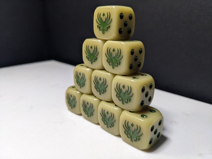 16mm Dice - Rat King Inspired by Sci-Fi 10x