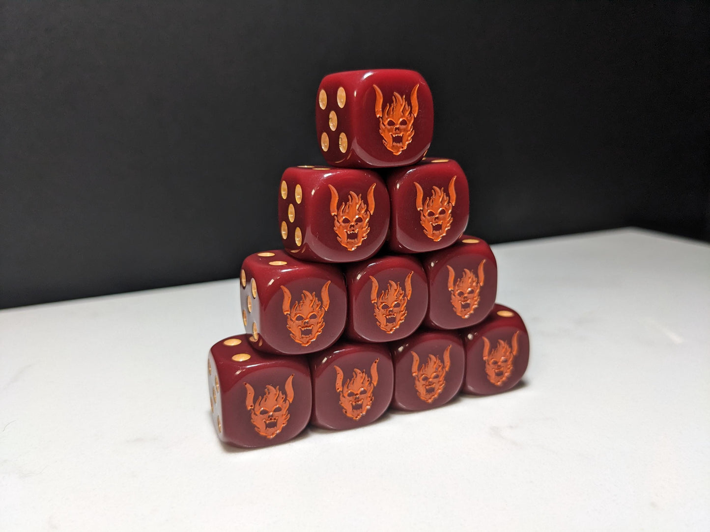 16mm Dice - Dark Heralds Inspired by Sci-Fi 10x