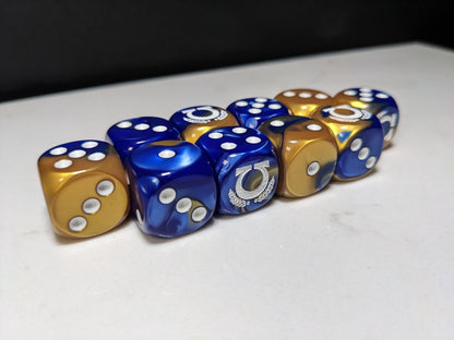 16mm Dice - Space Smurf Omega Inspired by Sci-Fi 10x