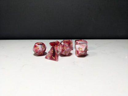 Acrylic DND Dice Set - Marble Swirl