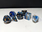 Acrylic DND Dice Set - Winter Marble with Tavern Font