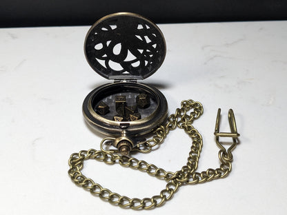 Pocket Watch Kraken Mini Metal D&D Dice Set