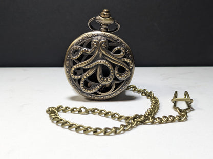 Pocket Watch Kraken Mini Metal D&D Dice Set