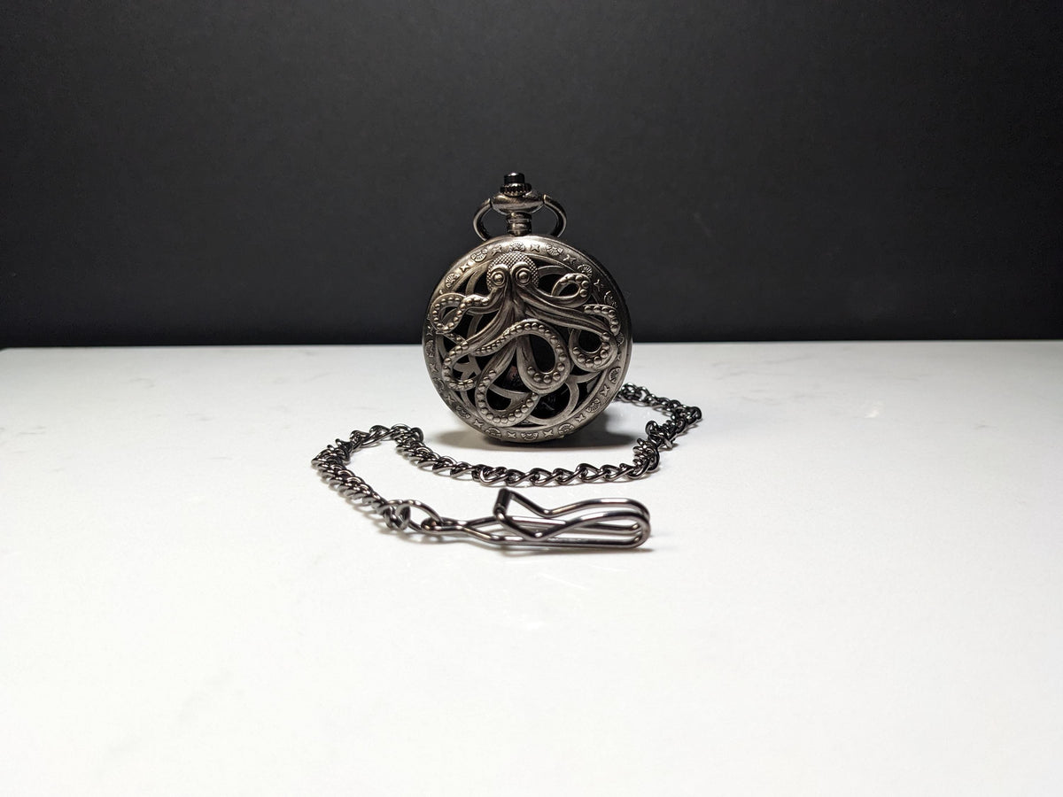 Pocket Watch Kraken Mini Metal D&D Dice Set
