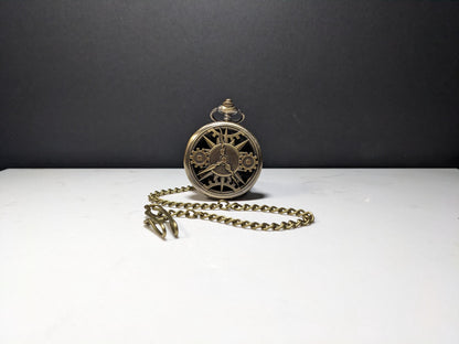 Pocket Watch Clock Gears Mini Metal D&D Dice Set