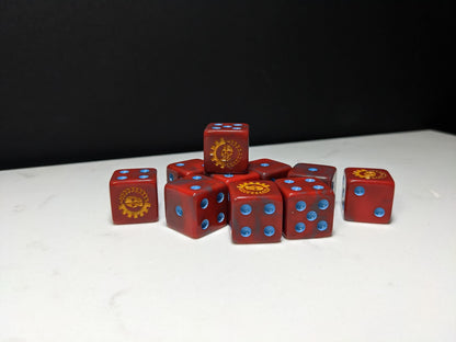 16mm Dice - Cult of the Machine Inspired by Sci-Fi 10x